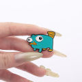 Perry The Platypus Enamel Pin Cartoon Anime Characters Cute Duck Brooch Lapel Backpack Badge Funny Jewelry  For Friends ﻿. 