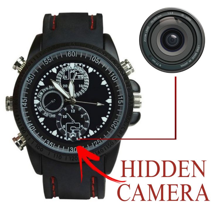 Hidden Spy Watch Camera Mini DVR Waterproof Video IR 1080P DV Recorder Camcorder