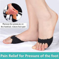 Pexmen 2Pcs Ball of Foot Cushions Metatarsal Pads Invisible Socks Soft Foot Pads Anti-Slip Pain Relief Forefoot Cushion. 