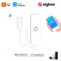 Tuya ZigBee Water Sensor Leakage Alarm Flood Leak Detector Smart Home APP Remote Control Smart Home Security Protection. 