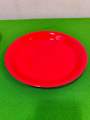 Premium Quality 6Pcs Melamine Plates Set Quarter Plate Melamine Double Glazed Black Color Plate Set Size "7"Inche 
​. 