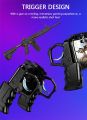 Original K21 pugb helper 4 inch connection to hold the game peace elite fast button shooting controller for PUBG rules of survival game trigger game joystick for iOS Android phone. 