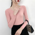 Autumn Winter Knitted V Neck Women Sweaters Casual Long Sleeve Pullover Soft Warm Sweater Femme Fashion Basic Solid Jersey Tops. 