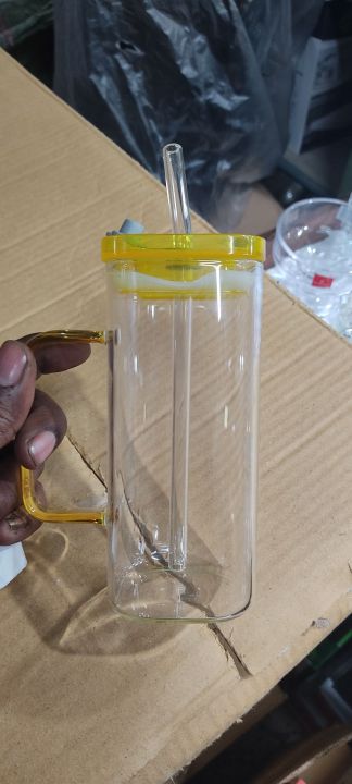 Mug / Juice Mug / Mason jar / Juice Jar / Mug with lid and straw BEST QUALITY