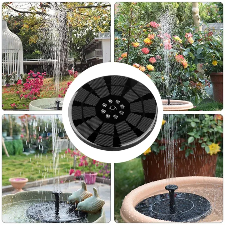 Solar%20Floating%20Fountain%20Water%20Pump%20with/NO%20LED%20Lights%20for%20Bird%20Bath%203W%201600mAh%20Battery%20for%20Garden/Pond/%20Pool/Fish%20Tank%20Decor%20-%20Image%204