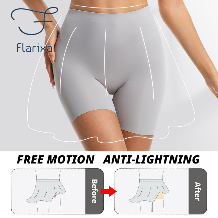 Flarixa%20High%20Waist%20Women%20Long%20Leg%20Girdle%20Panty%20Comfortable%20Seamless%20Long%20Panties%20Tummy%20Tight%20Seamless%20Shorts%20Panties%20Shapewear%20-%20Image%206