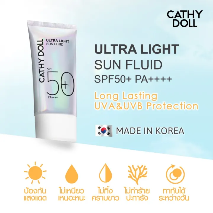 Cathy%20Doll%20Ultra%20Light%20Sun%20Fluid%20Spf50%20Pa++++%2040ml%20-%20Image%208