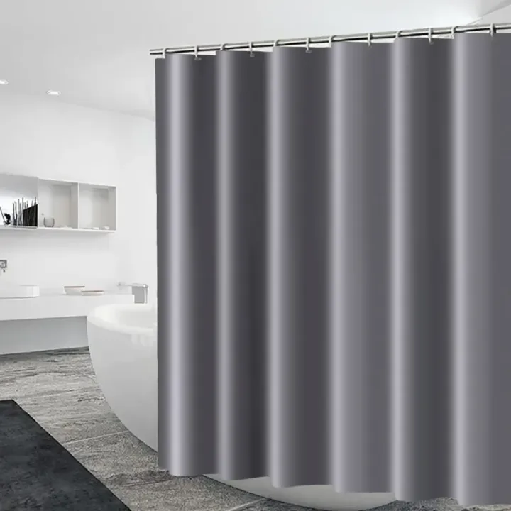 180-230cm%20Shower%20Curtains%20Waterproof%20Heavy%20Duty%20Thick%20Fabric%20Bath%20Curtain%20for%20Hotel%20Bathroom%20Bathtub%20Solid%20White%20Private%20Cover%20-%20Image%202