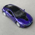 BMW i8 1:36 Scale (Size 5 inch) Diecast Model [Rare Colors] - Kinsmart. 