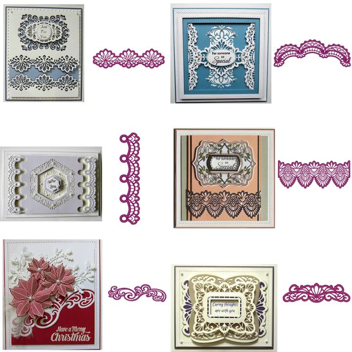 Various Retro Lace Borders Metal Cutting Dies For DIY Scrapbooking ...