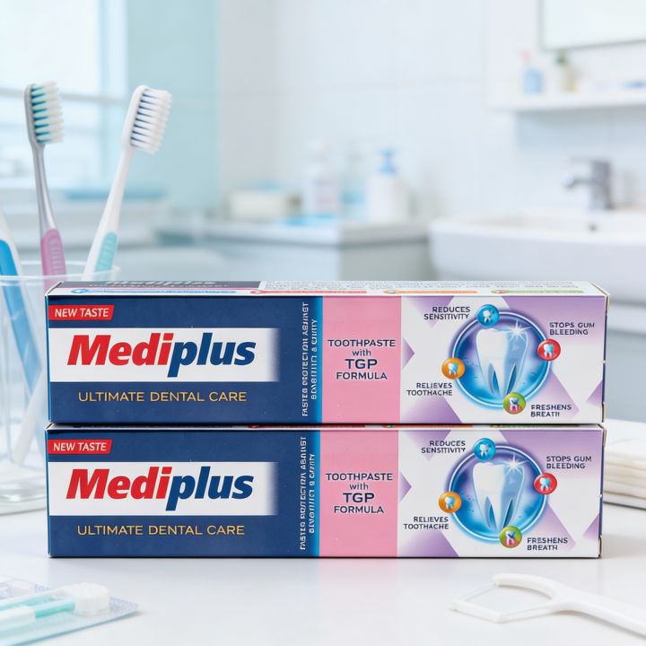 Mediplus Toothpaste TGP-140gm - Combo of 2pcs | Daraz.com.bd