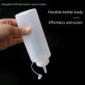 Squeezed Tomato Salad Sauce Transparent Plastic Pointed Squeezed Commercial Oil Pot Seasoning Sauce Sauce Bottle. 