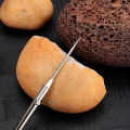 Portable Titanium Toothpicks Pocket Toothpicks Keychain Silver with Metal Toothpick Holder for Outdoor Picnic Camping Accessorie. 