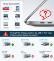 USB C to Dual HDMI Adapter 4K@60hz Type C to HDMI Splitter for 2 Monitors For MacBook Air/Pro More Laptops with Thunderbolt 3/4. 