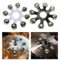 Drum Cymbals Hi Hat Tambourine Percussion Instrument Accessories Drum Bells for Effects Cymbal Hihats Stacks Crashes Rides. 
