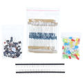 Electronics Components Basic Starter Kit for Arduino UNO Pi with LED Buzzer Capacitor Resistor Button. 