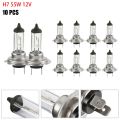 10PCS Halogen Headlight Bulb Super  Warm White Light H7 55W 12V Bulb Headlight Halogen Lamp Car HeadLight Replacement Bulb. 