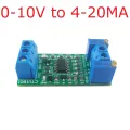 0-5V/0-10V to 4-20mA/0-20mA Voltage to Current Analog IO Module Transmitter V/I Linear Converter for PLC RS485 Sensor. 
