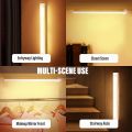 Rechargeable LED Motion Sensor Night Light Under Cabinet Cordless Lamp for Kitchen Wardrobe Bedside Induction Strip Bar Light. 
