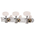 2pcs 3R3L Classical Guitar String Tuning Pegs Keys Tuners With White Button Durable Guitar Tuning Peg Accessories. 