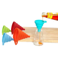 Silicone Collapsible Funnel ,Flexible-Foldable-Cooking-Food-Grade Funnels for Filling Small or Mini Bottles,Perfume,Filling Capsules,Fry Oil Filter,Essential Oil,Spice. 