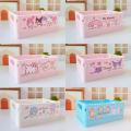 Sanrio Desk Organizer Hello Kitty Basket Chibawa Storage Box Foldable Stackable Cosmetic Organizer Girl's Desktop Storage Box. 