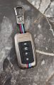 Toyota Corolla Grande Metal Key/Remote Cover with Key Chain Premium Quality Imported. 