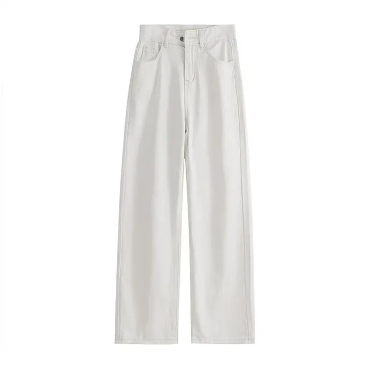 Fashion%20Artistic%20Lightweight%20Women%20Trendy%20Wide-legged%20Pants%20Simple%20Style%20Solid%20High-Waist%20Design%20Suitable%20Casual%20White%20Trousers%20-%20Image%207