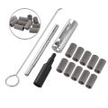 14pcs Glow Parking Heater Special Repair Tool Atomizing Mesh Thimble Wrench Kit Heater Ignition Maintenance Tool. 