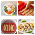 DIY Food Grade Silicone Sausage Mold Baby Food Supplement Tool Home Made Hot Dog Ham Sausage Baking Mold Sausage Mold. 