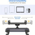 360° Universal Car Headrest Mount - Waterproof & Durable ABS Mobile/Tablet Holder for Backseat Entertainment.