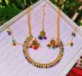Indian bahubali tikli earrings necklaces for women. 