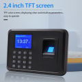 A5 Biometric Fingerprint Employee Time Attendance Smart Time Clock Recorder Device USB Data Manage. 