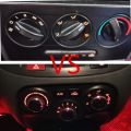 AC Heat Control Switch Knobs for Kia Rio  3pcs/set Air Conditioning Switch Knob Aluminum Alloy Auto Car Accessories. 