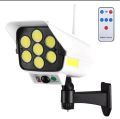 Camera shape solar light / High Simulation Camera shapdle Solar Light / Motion Sensor Dummy Camera  shape Spotlight / Waterproof Wall Street Lamp Home Garden Street Light. 