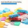 100pcs Car Blade Fuses Assortment Kit, Automotive Replacement Fuses - Low Profile Mini Blade Fuses for Car Boat Truck SUV Auto. 