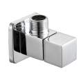 Solid Copper Toilet Triangle Valve Bathroom Accessory 1/2*1/2 Chrome Square Angle Valve. 