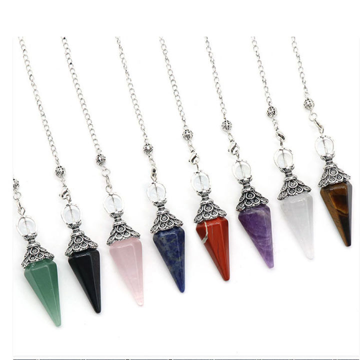 Natural%20Stone%20Crystal%20Reiki%20Pendulum%20Rose%20Quartz%20Amethysts%20Hexagonal%20Cone%20Shape%20Charm%20for%20Jewelry%20Making%20Necklace%20Accessories%20-%20Image%204