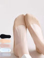 5 Pairs Socks Women's Summer Invisible Short Ankle Foot No-show Low Cut Silicone Non-slip Black Boat Socks.