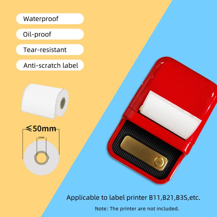 50*30mm%20230%20Sheets%20Waterproof%20Thermal%20Labels%20Self-adhesive%20Label%20Stickers%202.0x1.2%20Inch%20Shipping%20Labels%20for%20Printer%20B11/B21/B3S%20-%20Image%205