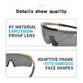 JSJM New Style Goggles CS Airsoft Windproof Shooting Glasses HD 3 Lens Motocross Motorcycle Mountaineering Safe Glasses.