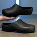 Couple's Anti Slip Waterproof Chef Kitchen Shoes for Men and Women Dirt Resistant Work Shoes Sandals Nurse Shoes Breath Clogs. 
