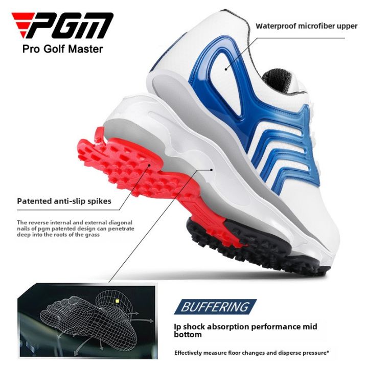 PGM%20Golf%20Shoes%20Waterproof%20Summer%20Fashion%20Casual%20Sneakers%20Golf%20Sports%20Men's%20Shoes%20Quick%20Lacing%20Non-Slip%20Wholesale%20XZ374%20-%20Image%204