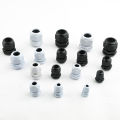 JINH IP68 10Pcs PG Series Waterproof Cable Gland Cable Entry White Nylon Plastic Connector PG7/9/11/13.5/16 PG19/21/24/25.