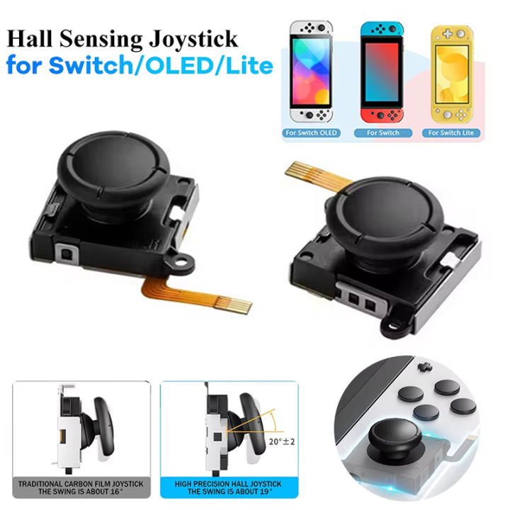 Hall Sense Effect Joystick No Drifting Higher Sensitivity Hall Thumb Stick For Swicth OLED / Lite Joycon Controller Repair Tools