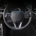 For Toyota Harrier Venza Crown RAV4 XA50 Camry Corolla E210 2020 2021 2022 2023 2024 Car Steering Wheel Button Cover Accessories. 