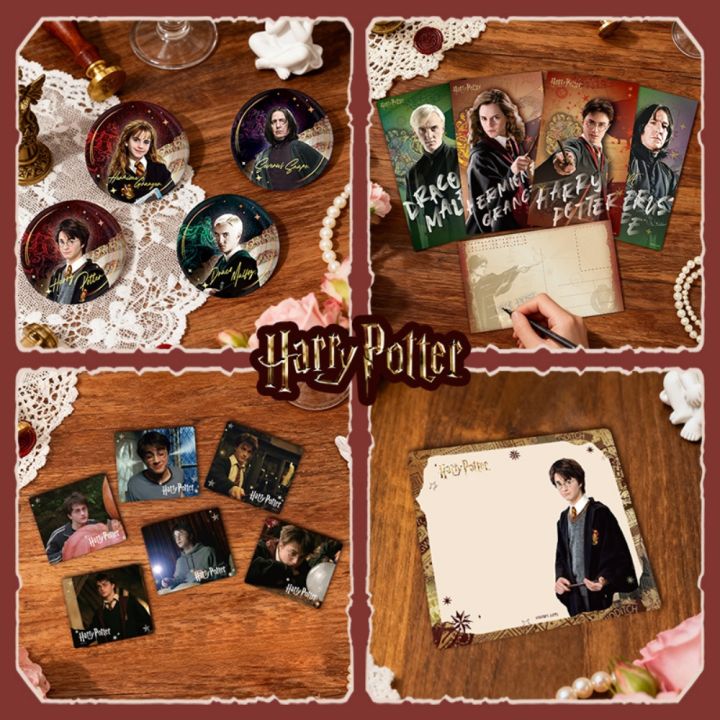 Genuine%20Harry%20Potter%20Hogwarts%20Commemorative%20Ticket%20Holder%20Set%20Hermione%20Malfoy%20Snape%20Merchandise%20Notes%20Bookmarks%20Stationery%20%20-%20Image%204