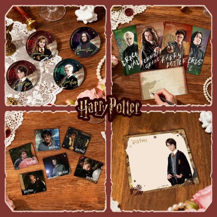Genuine%20Harry%20Potter%20Hogwarts%20Commemorative%20Ticket%20Holder%20Set%20Hermione%20Malfoy%20Snape%20Merchandise%20Notes%20Bookmarks%20Stationery%20%20-%20Image%204