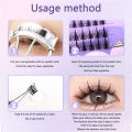 False Eyelashes Manga Lashes Individual Lashes Natural Thick Single Cluster Segmented Korean Makeup Cos Fake Eyelash Extensions. 