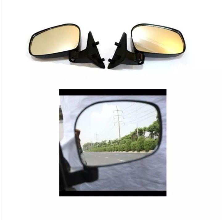 Suzuki Mehran Side View Mirror Wide Angle_Pair